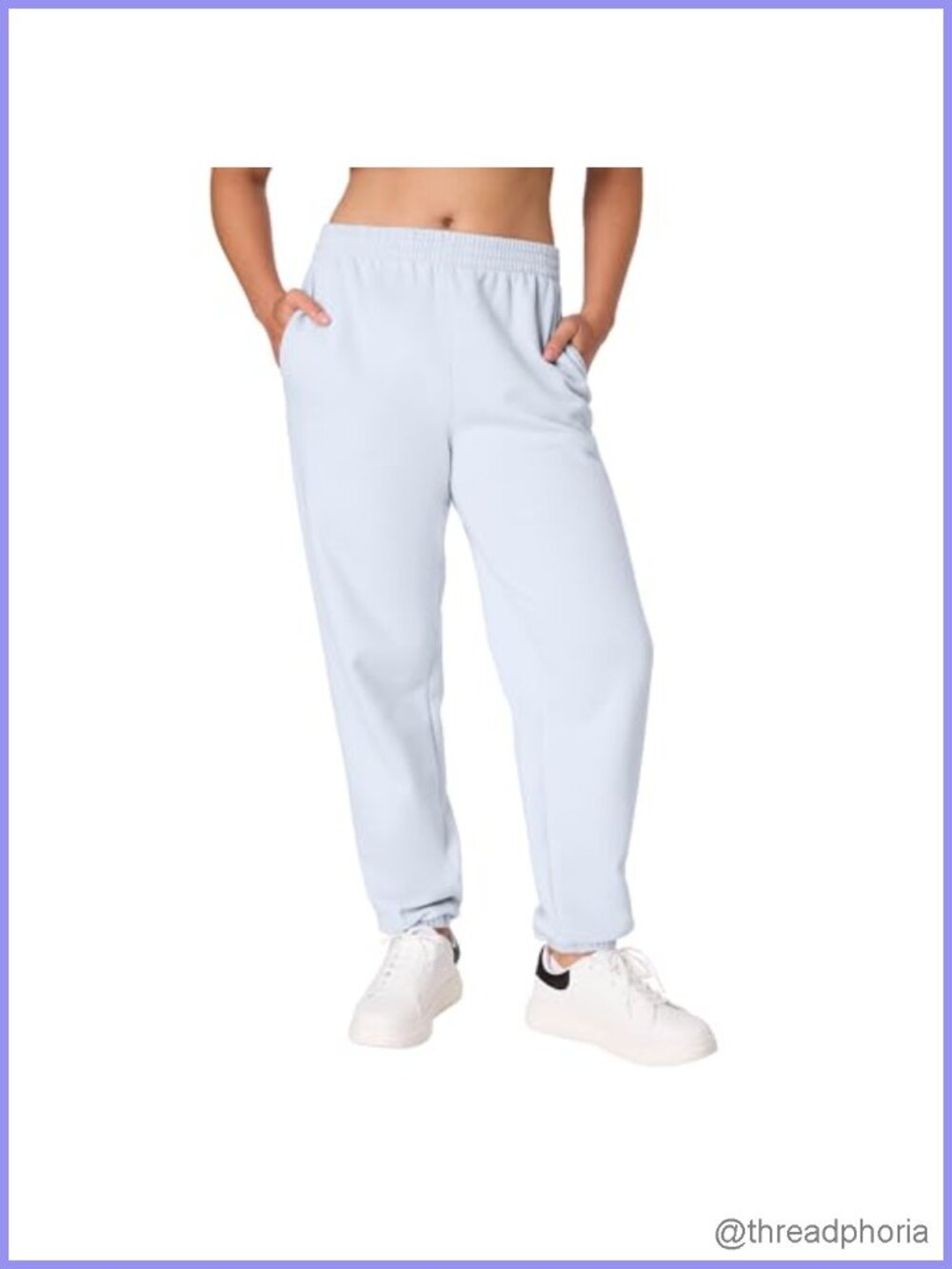 Women's Midweight Cotton Fleece Joggers with Pockets, 31.5" Inseam